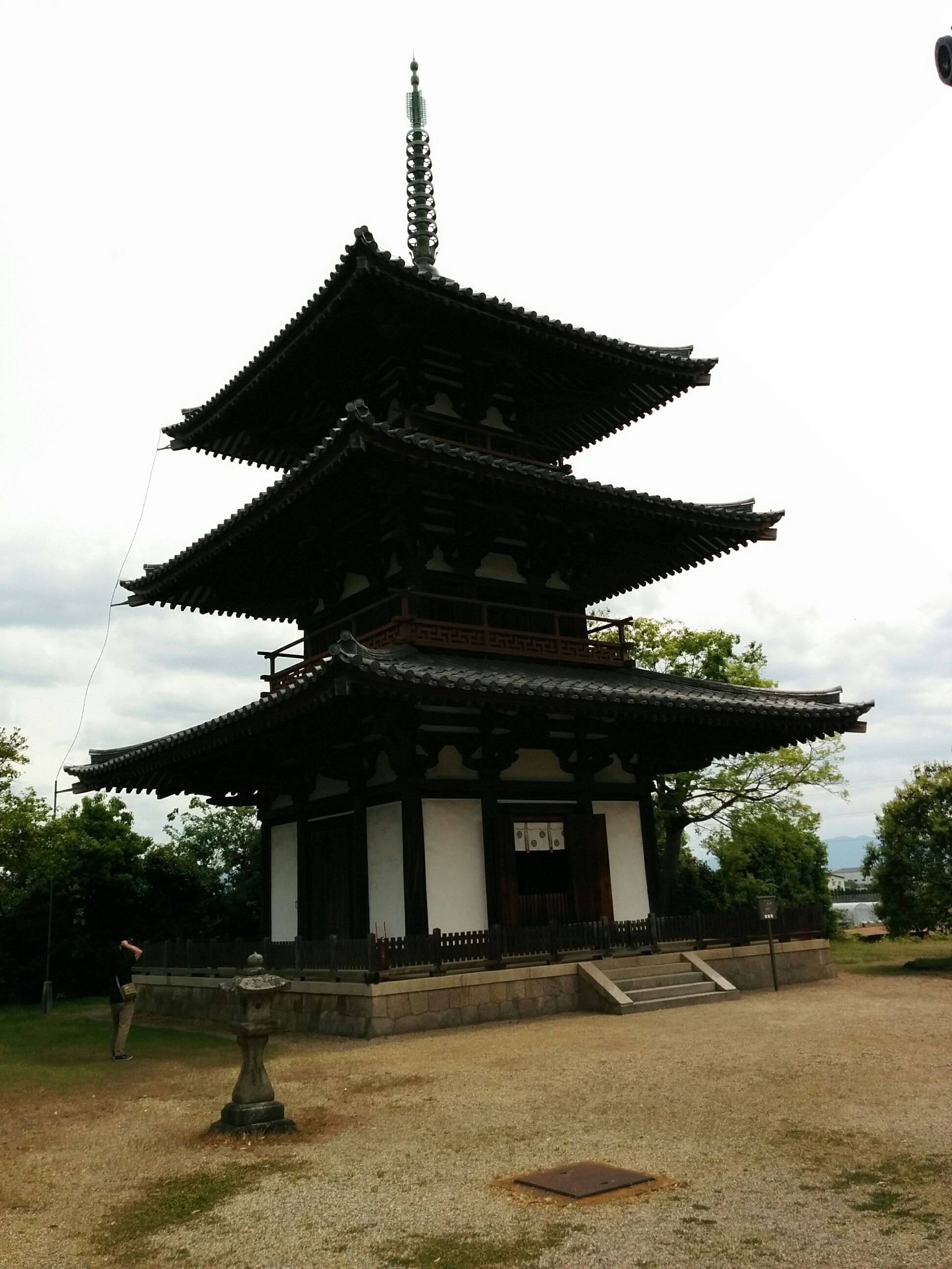 法起寺　三重塔