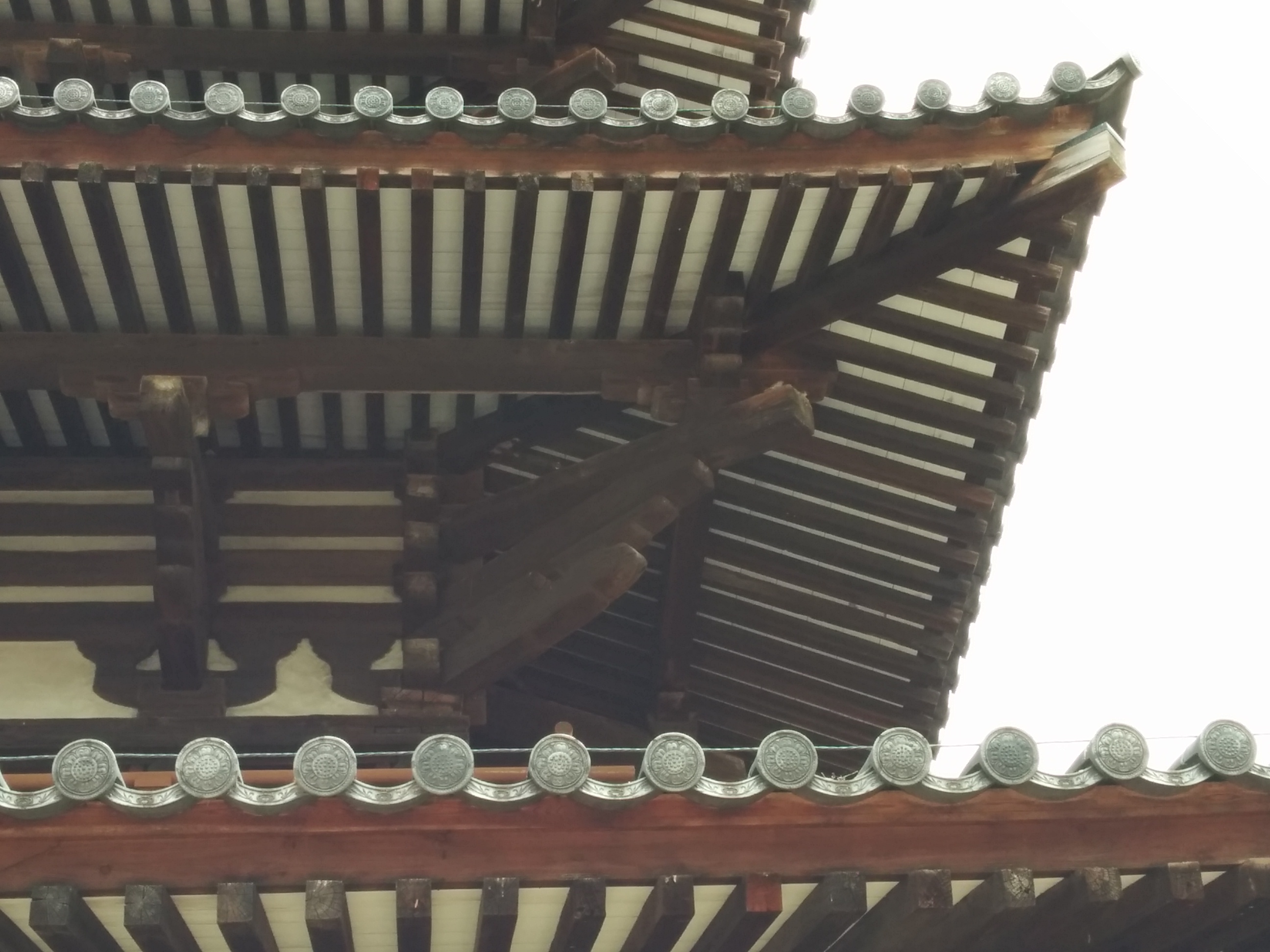 法起寺　三重塔　二重部　木組