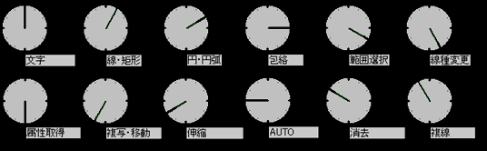 左クロックメニューAM